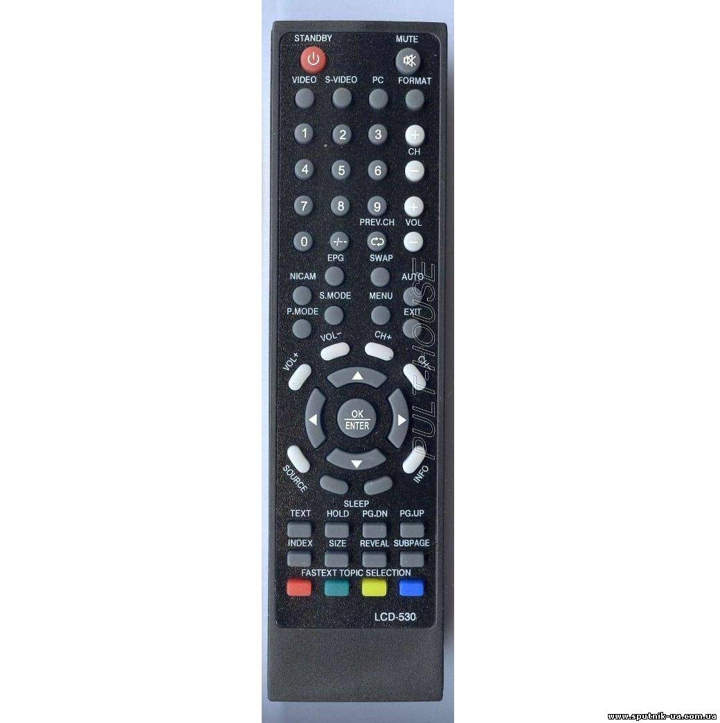 TV пульт 31-27 MEREDIAN LCD-530 (S 7F00/D 0A/F 6121Y)